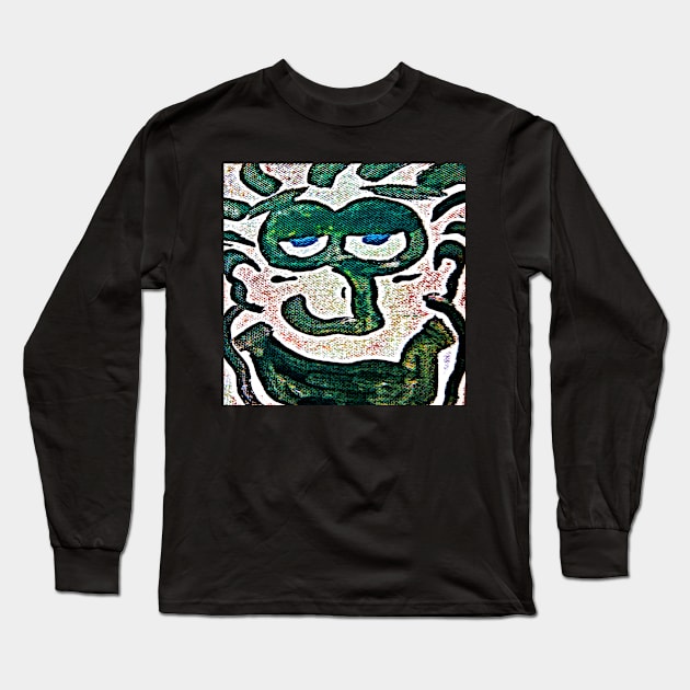 Clown Face #1a Long Sleeve T-Shirt by markross